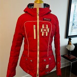 REVERSIBLE  Bogner Desert Mountain Puffer Ski Jacket MEDIUM LARGE WOMAN